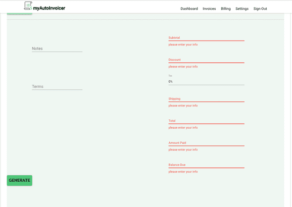 Form Validation